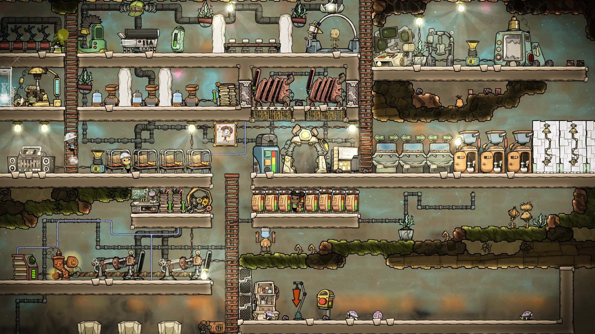 缺氧 Oxygen Not Included 中文版背景